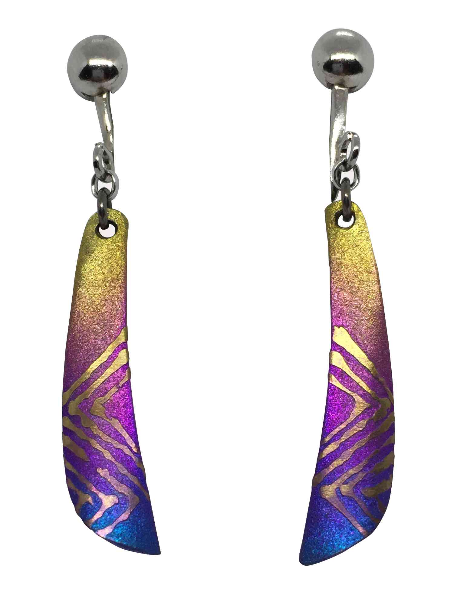 titanium earrings blade 1